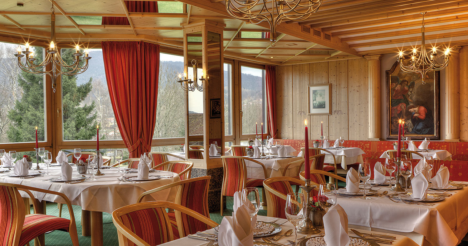 Restaurants im Wellnesshotel Riederin im Bayerischen Wald